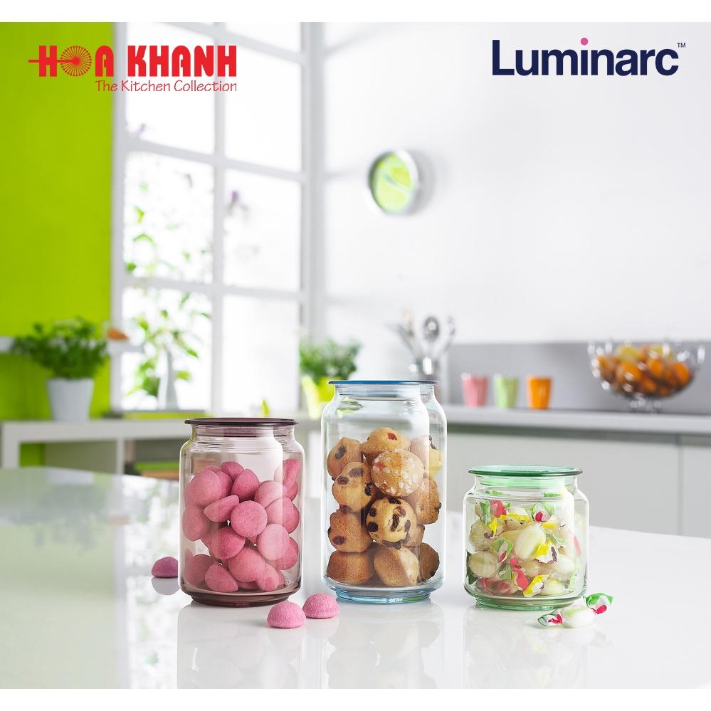 Hũ Thủy Tinh Luminarc Rondo Blue 750ML - J1849