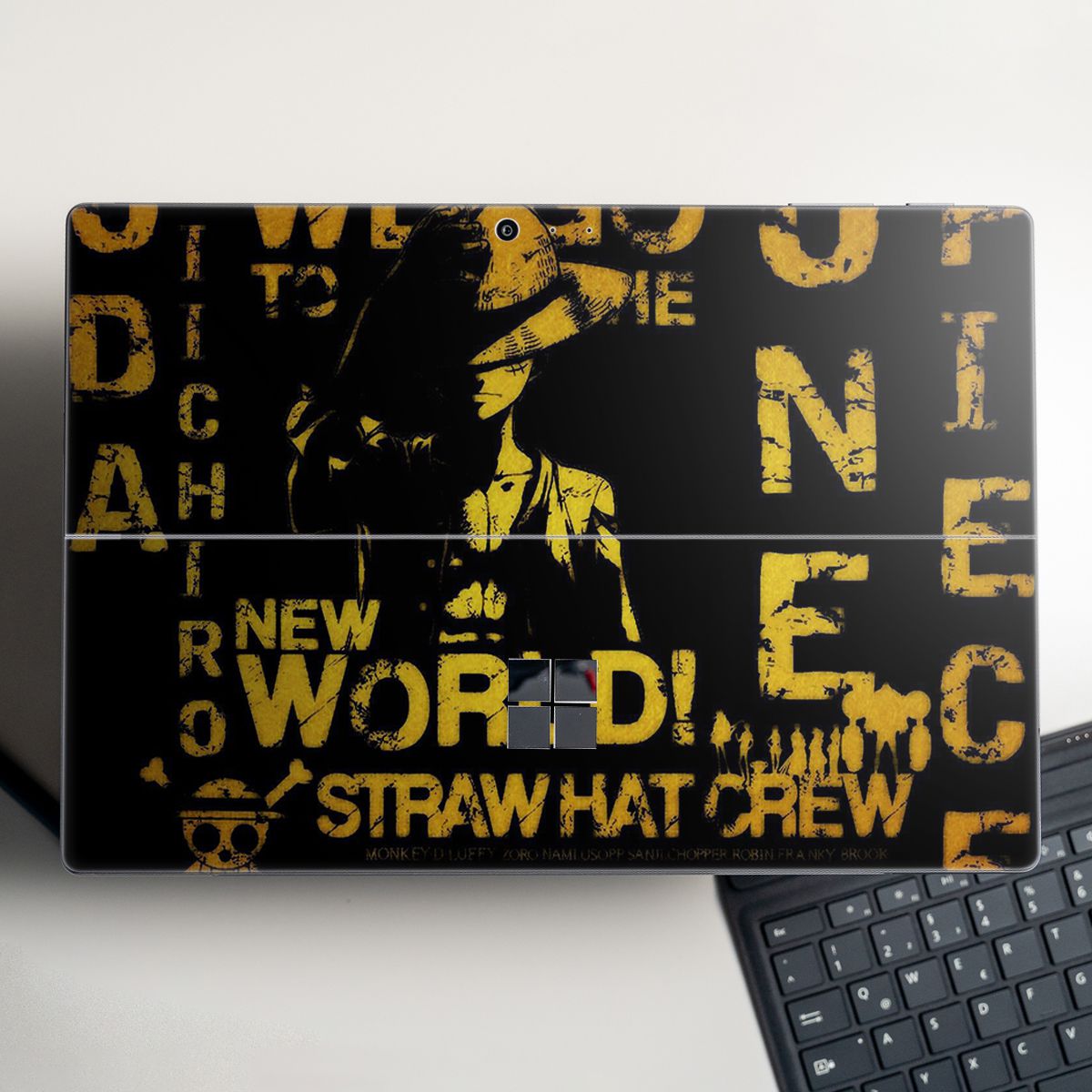 Skin dán hình One Piece x03 cho Surface Go, Pro 2, Pro 3, Pro 4, Pro 5, Pro 6, Pro 7, Pro X