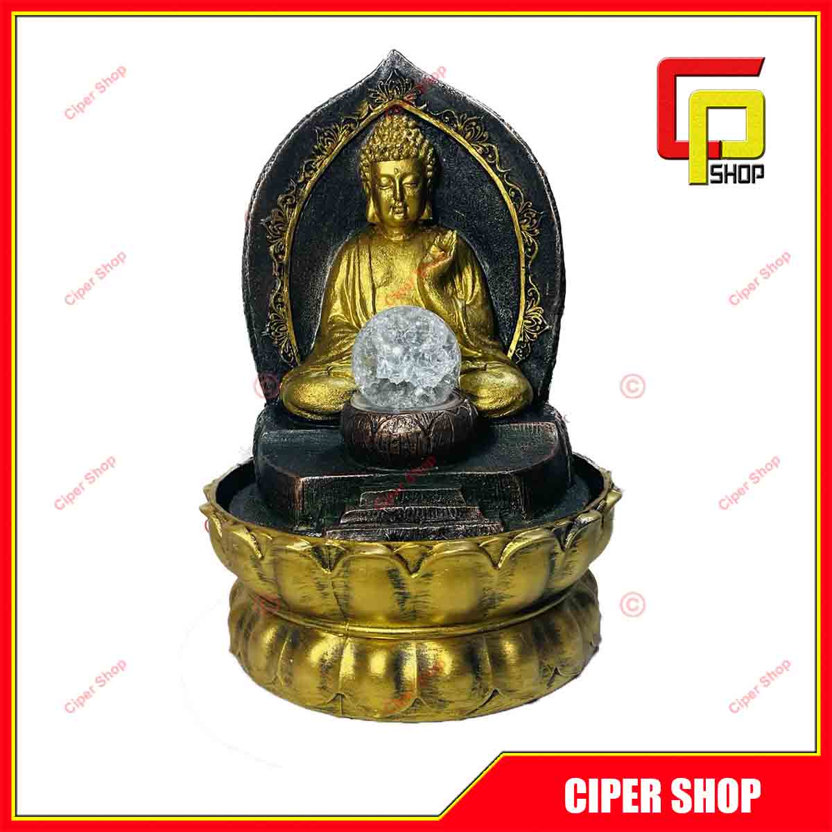 Thác nước Phong Thủy mini - Mẫu Phật Tổ