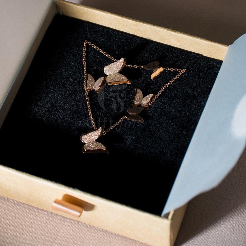 Bộ Trang Sức Nữ Titan không gỉ , dây chuyền, vòng tay, nhẫn bông tai , Quà Tặng Trao Gửi Tâm Ý - Anta Jewelry
