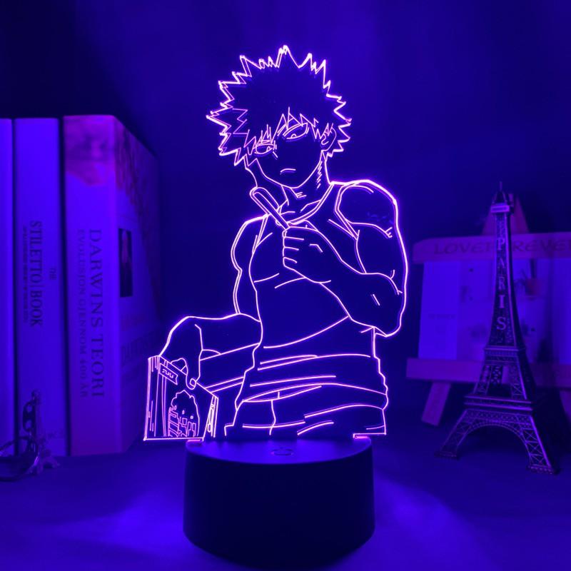 Đèn ngủ Led 3D  Katsuki Bakugo Đèn Anime - My Hero Academia