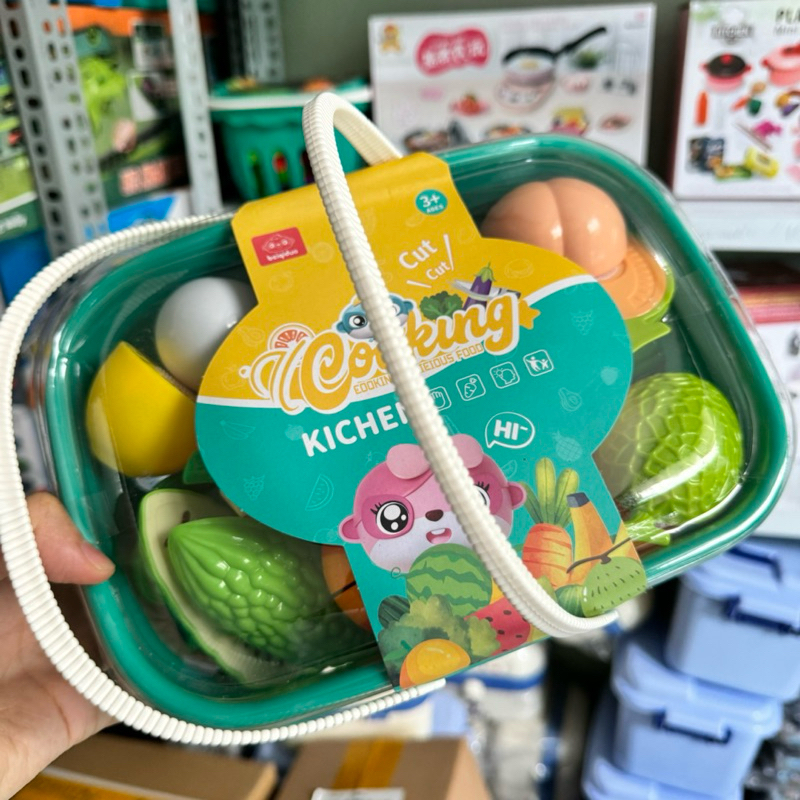 Đồ Chơi Bộ Cắt Hoa Quả 30 CHI TIẾT cỡ lớn Cho Bé Thỏa Sức Sáng Tạo