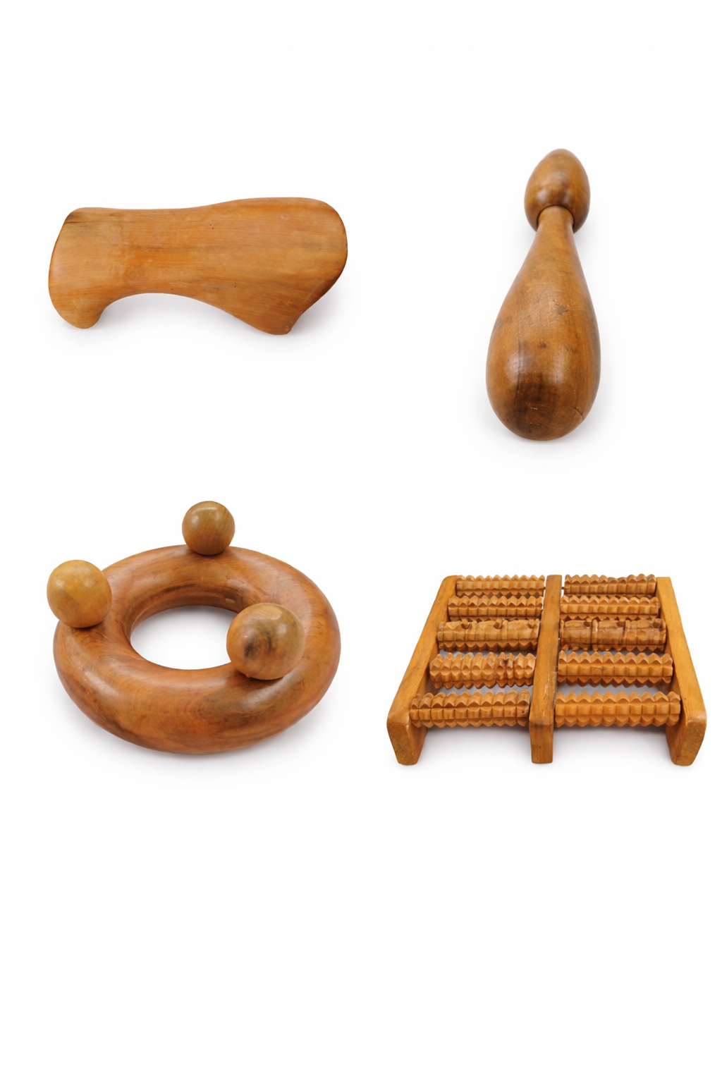 Dụng cụ massage N H home bằng gỗ thơm hình cái dùi.