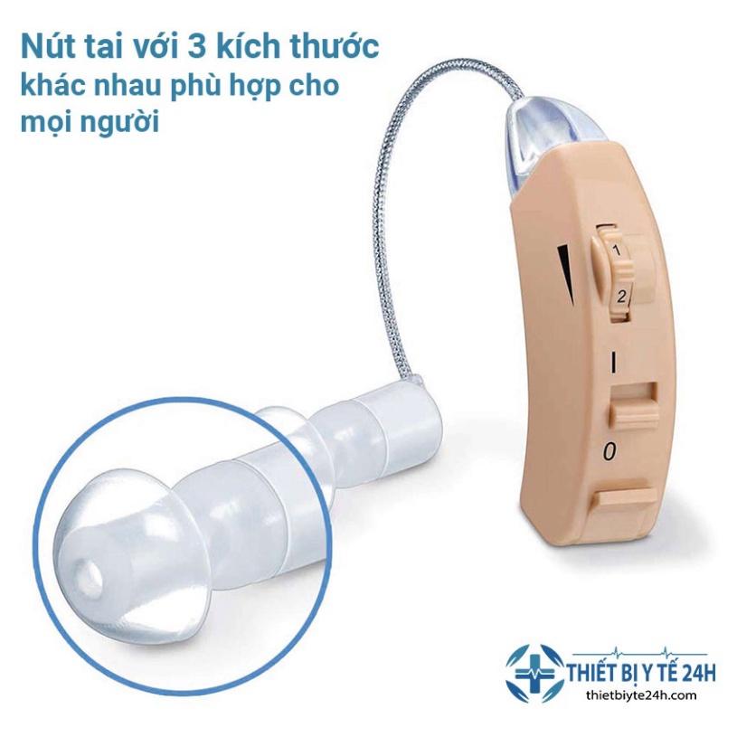 Máy Trợ Thính - Tai Nghe Trợ Thính Cho Người Già Beurer HA50, Khuếch Đại Âm Thanh 40dB, Trọng Lượng Siêu Nhỏ