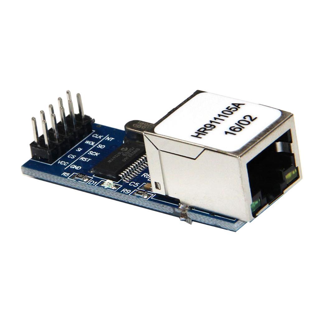 Mini ENC28J60 Ethernet LAN Network Module with 3.3 V Pin Header Power Supply