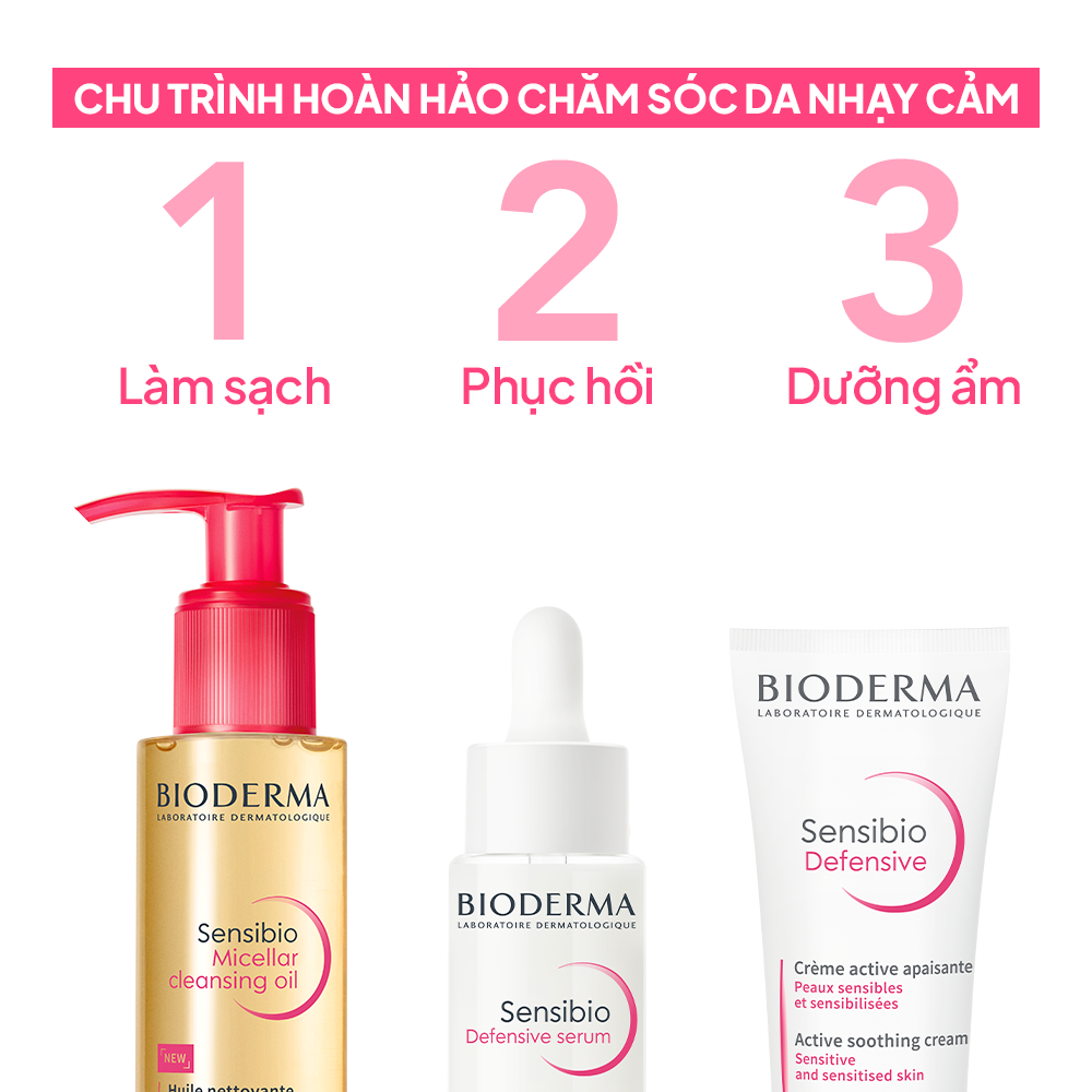 Dầu tẩy trang & làm sạch Bioderma Sensibio Micellar cleansing oil - 150ml