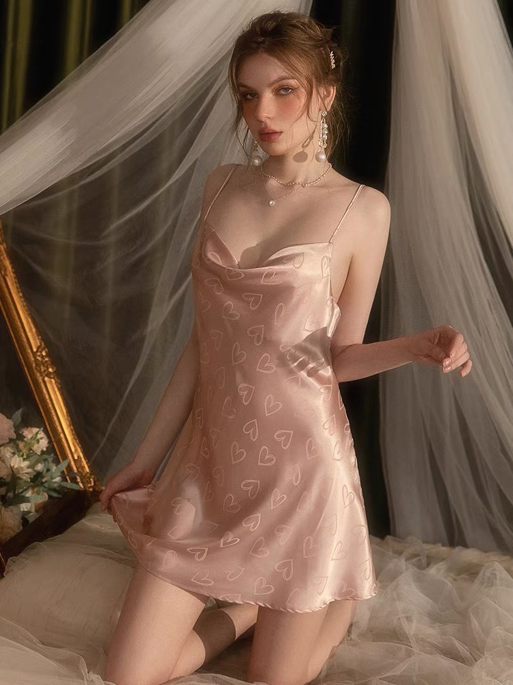 Đầm Ngủ Trơn Thanh Lịch (Không Kèm Áo Choàng) - B.Lingerie
