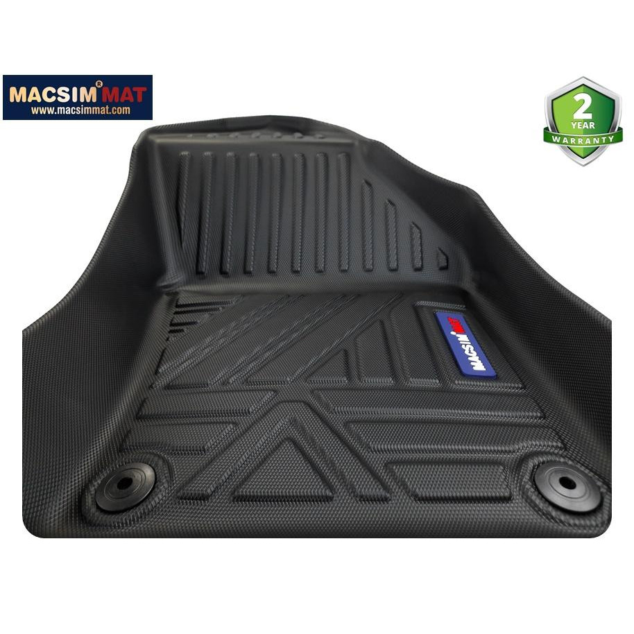 Thảm lót sàn Volvo S60 2020 Nhãn hiệu Macsim chất liệu nhựa TPV cao cấp màu đen