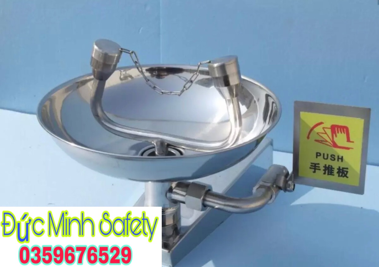 Bồn rửa mắt khẩn cấp gắn tường