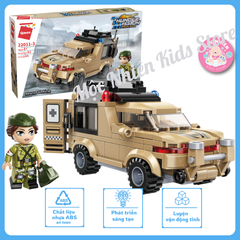 Đồ chơi lego lắp ráp xếp hình Qman 22011: Đội phản ứng nhanh (624 mảnh ghép) dành cho bé trên 6 tuổi