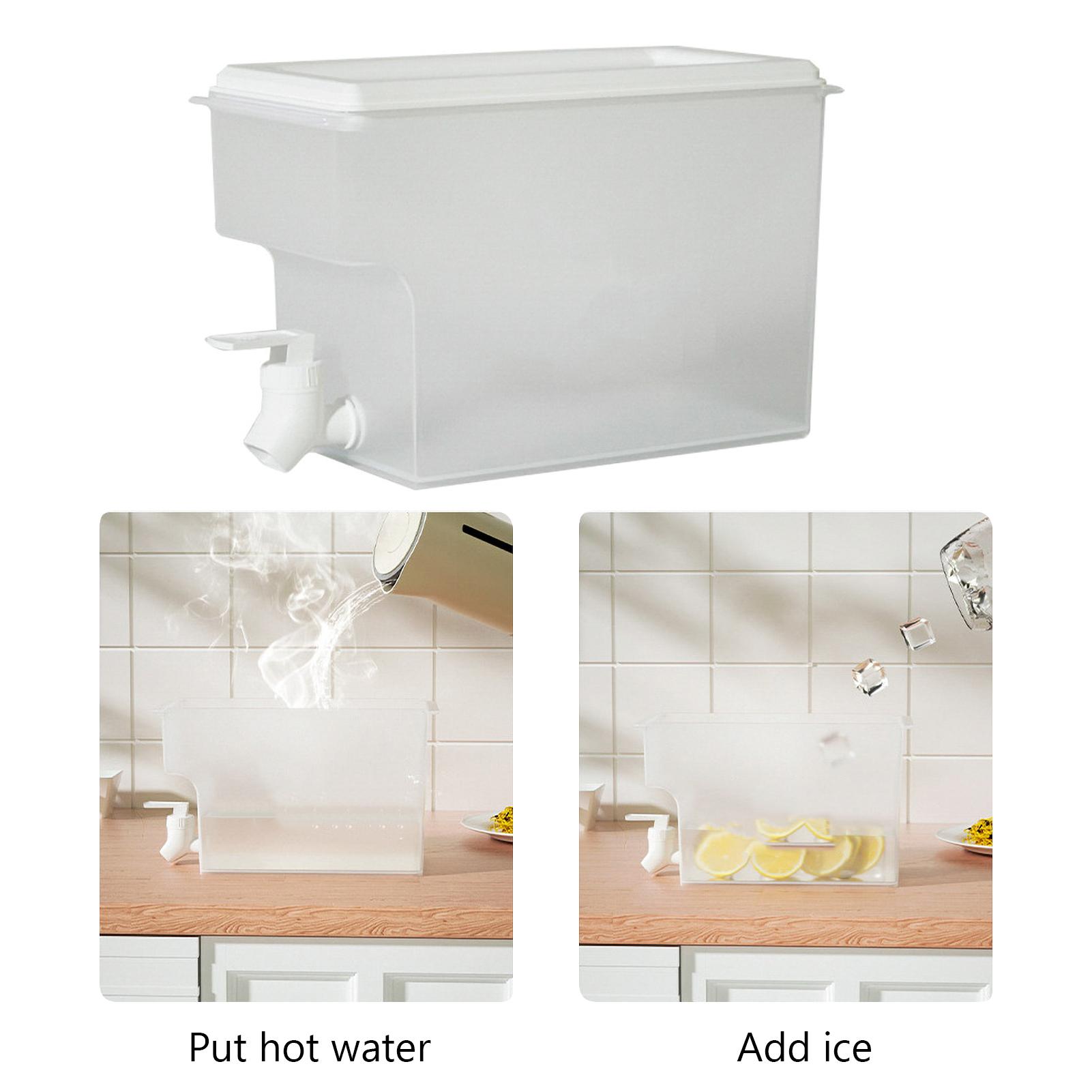 Cold Kettle Water Container Beverage Dispenser with Faucet Refrigerator Iced Cold Kettle Home Cold Drink Dispenser