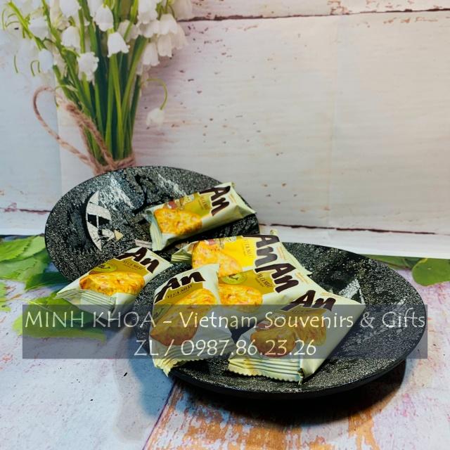 Bộ 2 Đĩa Tròn Sơn Mài Cẩn Trứng Trai 20 Cm - Vietnam Lacquer Round Plate With Handpanting