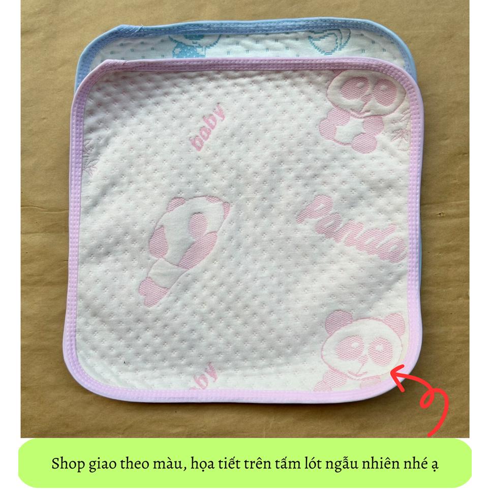 Miếng Lót Chống Thấm 4 Lớp Bề Mặt Cotton Thấm Hút, Mềm Mại Cho Bé - KT 30x30cm / 50x70cm - 30x30cm