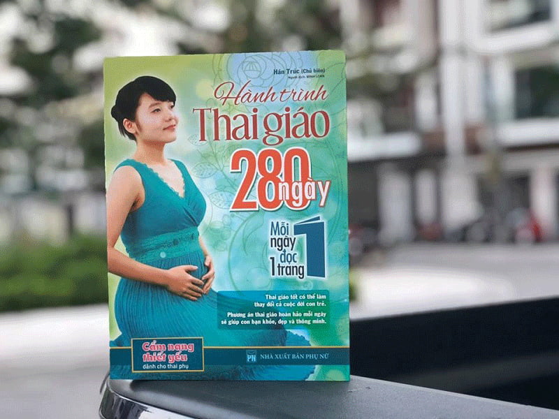 Sách - Hành Trình Thai Giáo, 280 Ngày, Mỗi Ngày Đọc Một Trang - TB (Minh Long Books)