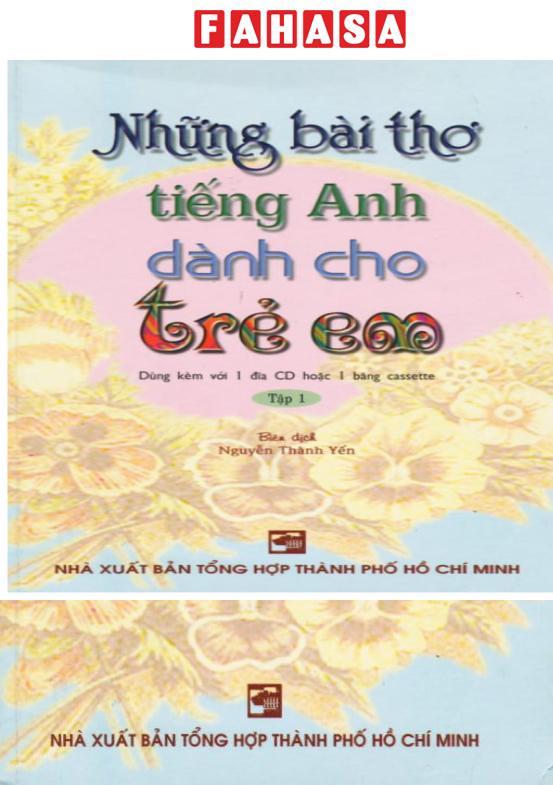 Những Bài Thơ Tiếng Anh Dành Cho Trẻ Em T1 + CD