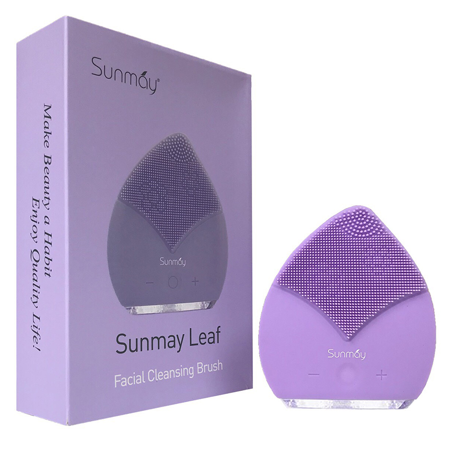 Máy rửa mặt Sunmay Luxury Leaf - Lavender