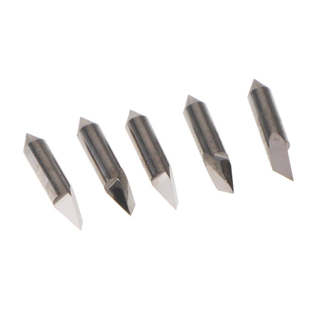5 PCS LOLINE Lettering/Computer Lettering Blades Tungsten Steel Cutter