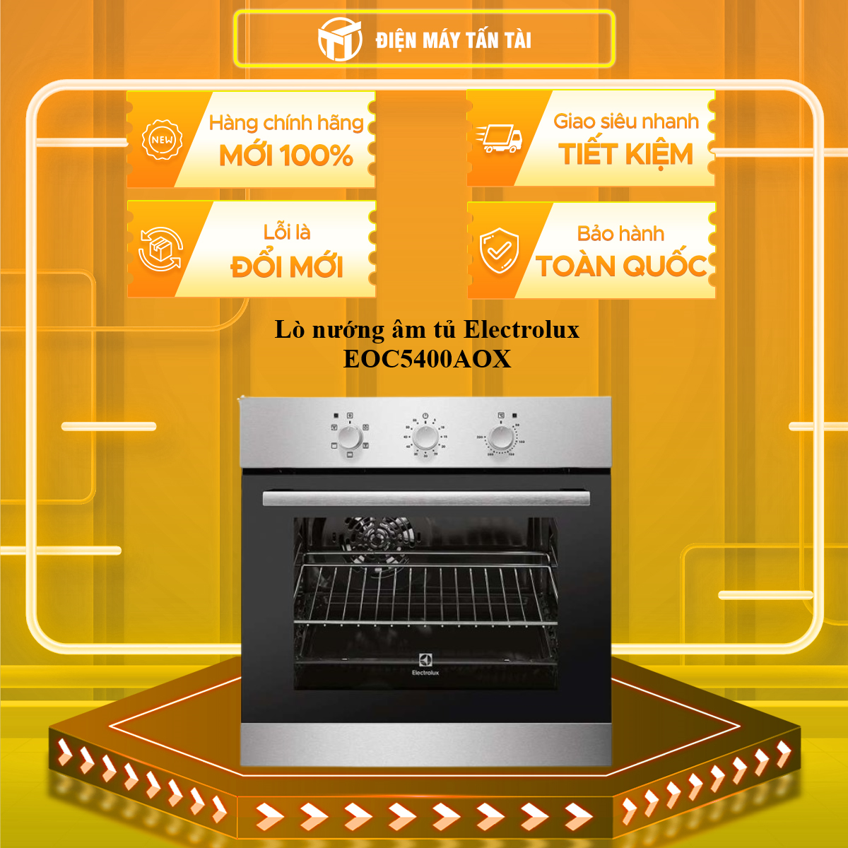 Lò nướng âm tủ Electrolux EOC5400AOX - Hàng Chính Hãng