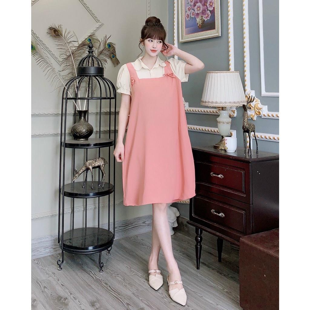 Váy bầu MAMA DRESS Đầm bầu đẹp giá rẻ thiết kế thời trang phù hợp công sở dự tiệc hoặc đi chơi ST1