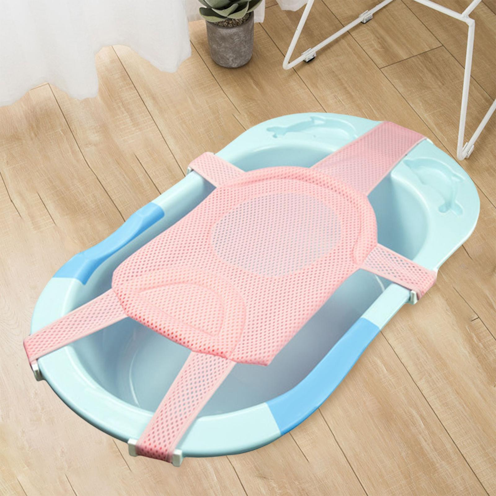 2Pcs Bath Seat Support Cushion Mat Bathing Accessories for Bath Tub Kids