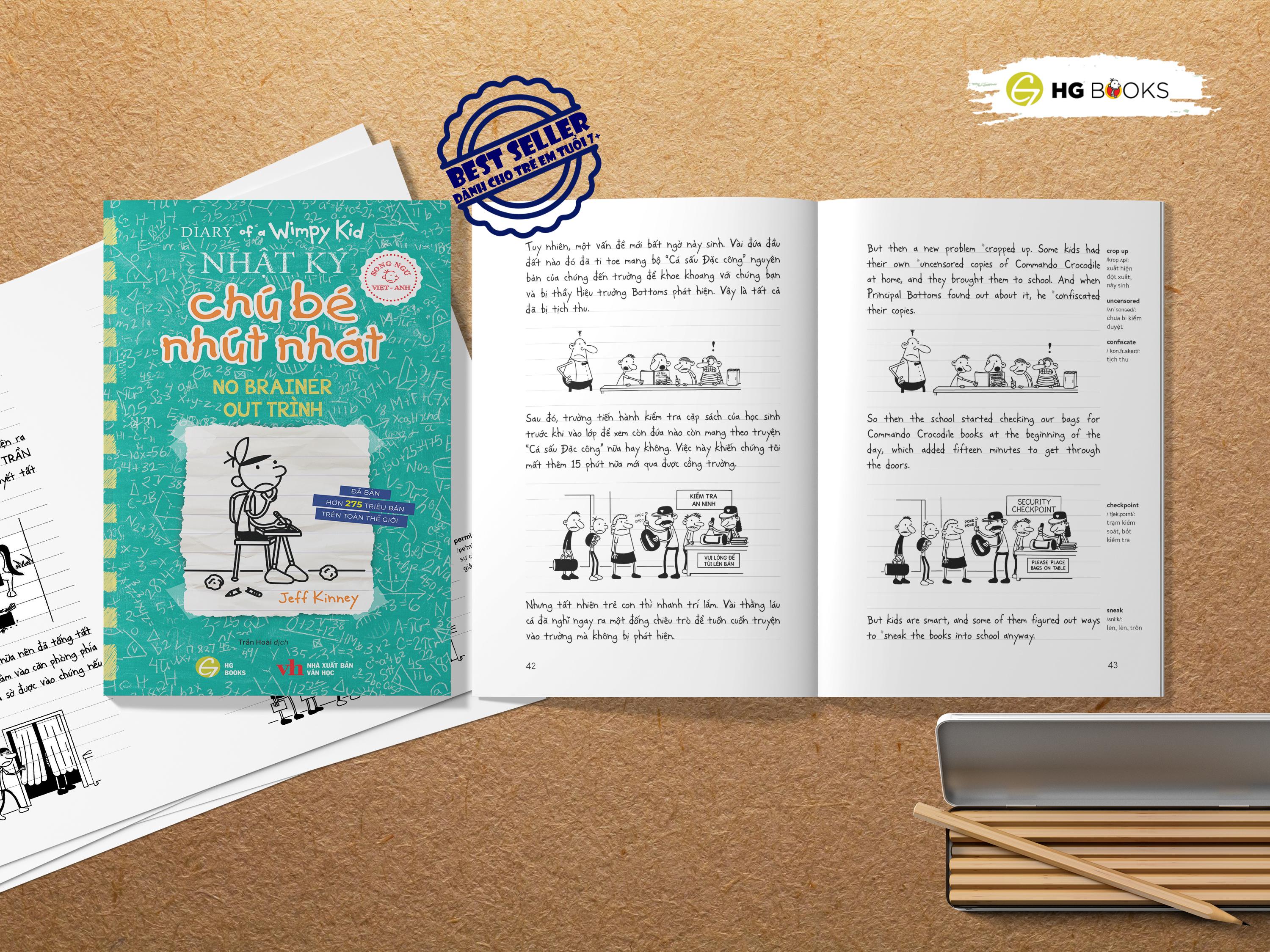 Diary Of A Wimpy Kid - Nhật Ký Chú Bé Nhút Nhát - Tập 18: Out Trình - No Brainer (Song Ngữ Việt-Anh)