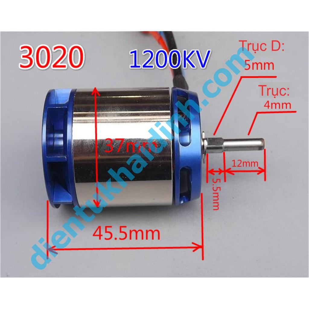 ĐỘNG CƠ BRUSHLESS KHÔNG CHỔI THAN UAV, TRỰC THĂNG…E-SKY 3020 1200KV kde4565