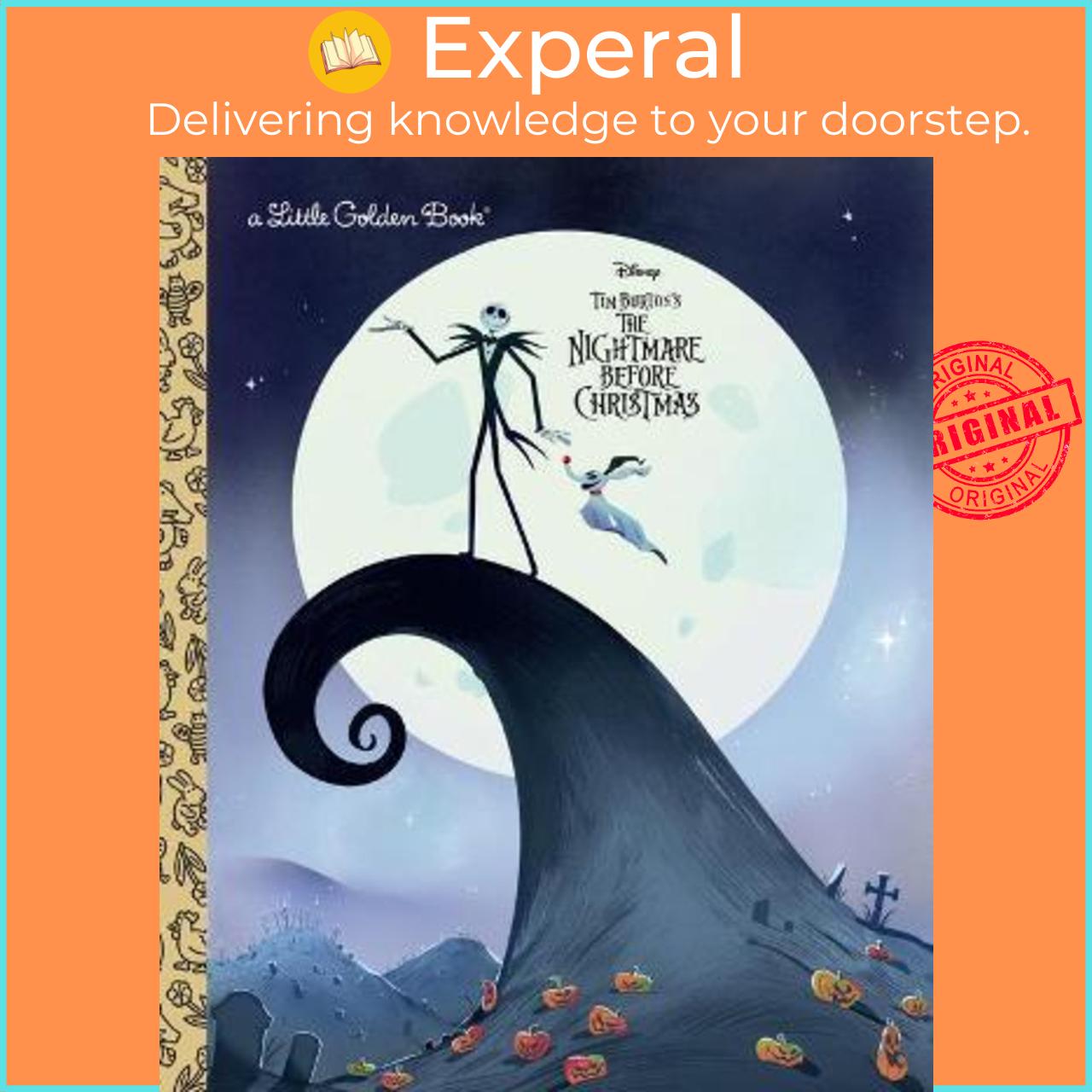 Sách - The Nightmare Before Christmas Disney Classic by Golden Books US edition, hardcover