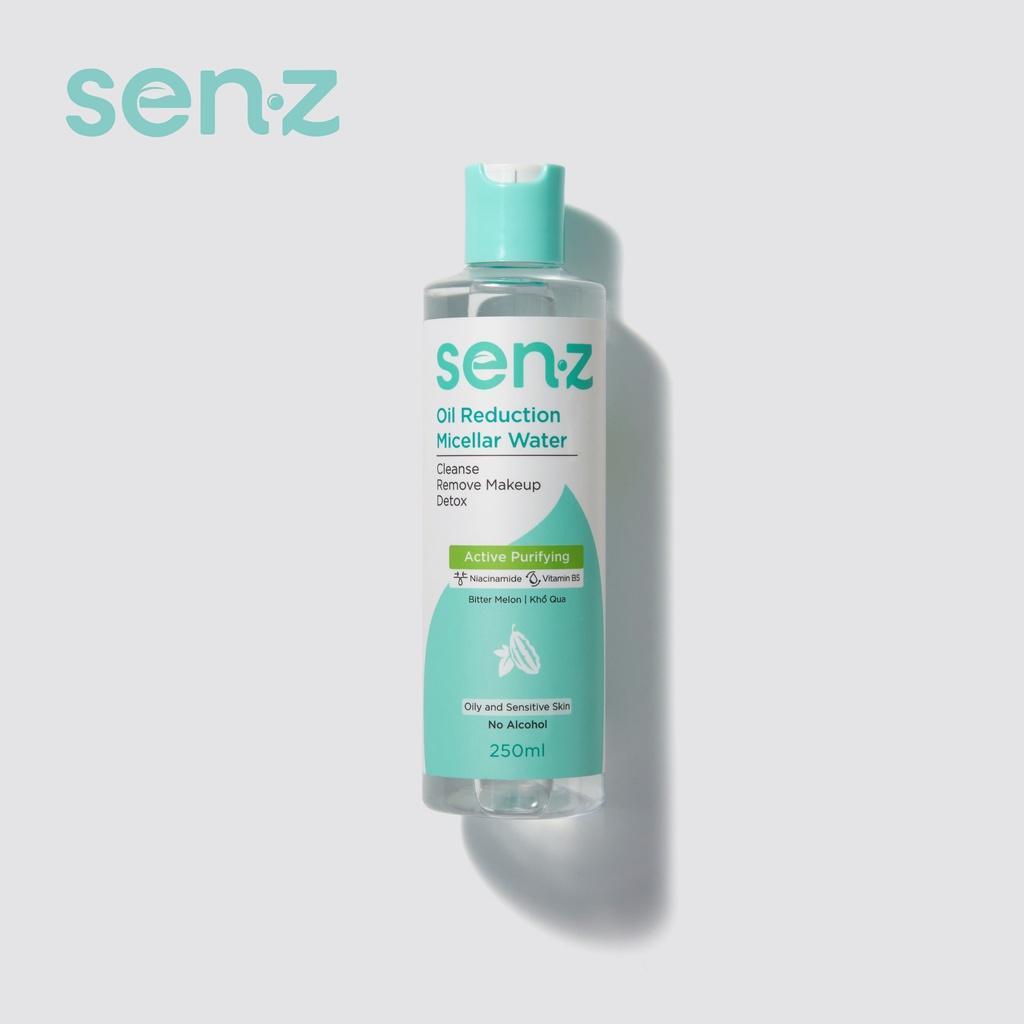 Nước Tẩy Trang Micellar Water Khổ Qua Dành Cho Da Dầu Mụn SenZ Oil Reduction 250ML