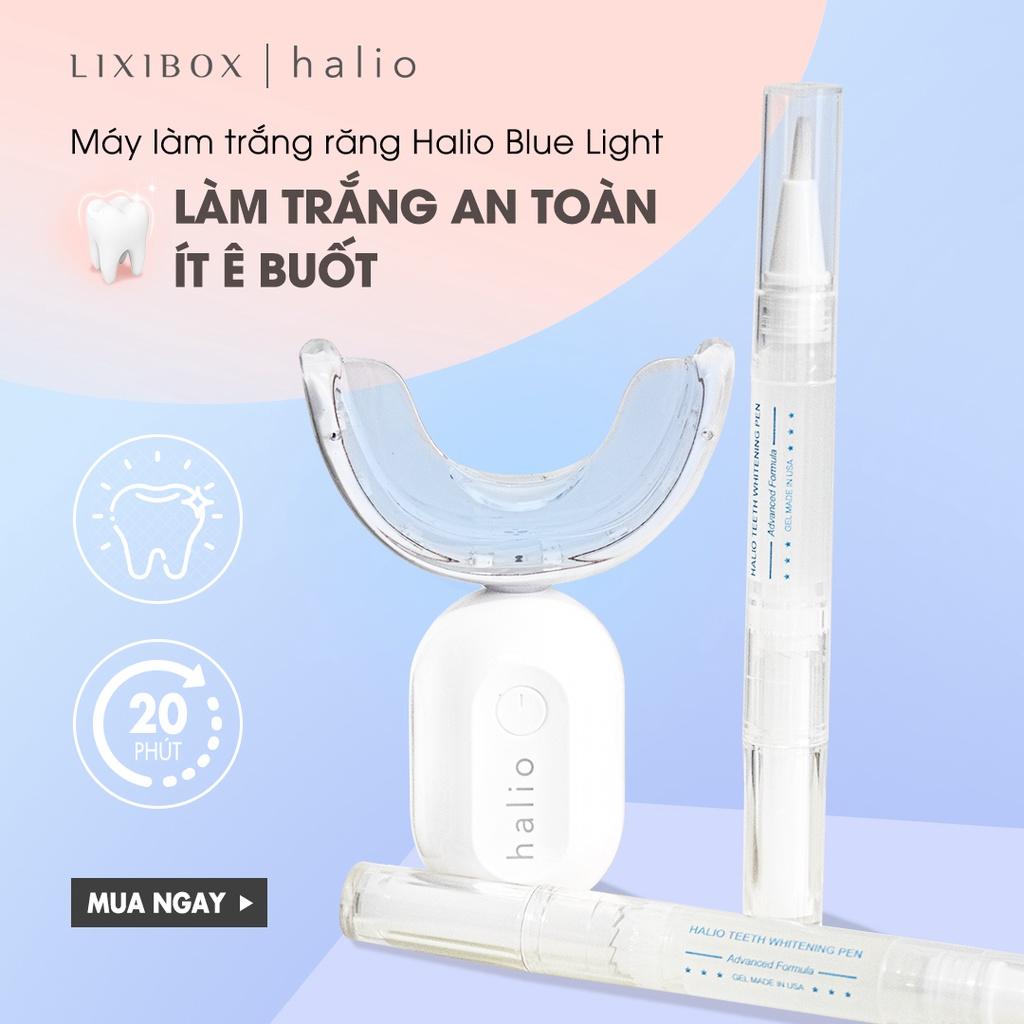 Combo Bàn Chải Điện Làm Trắng Răng Sonic PRO - Periwinkle Và Máy Tẩy Trắng Răng Halio Blue Light Professional