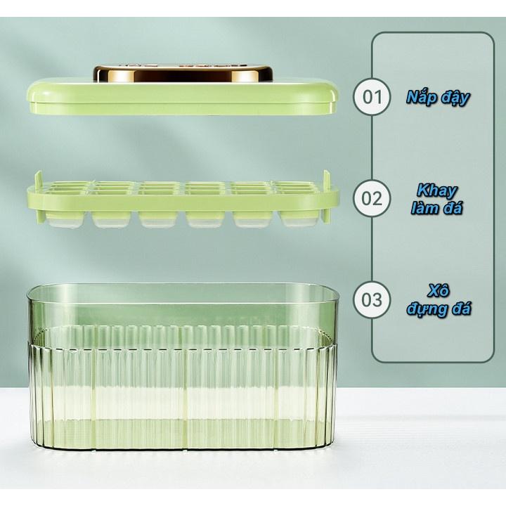 Bộ khay làm đá, ép lấy đá, đựng đá KACHEEG ICE TRAY Hanrui Shop VN