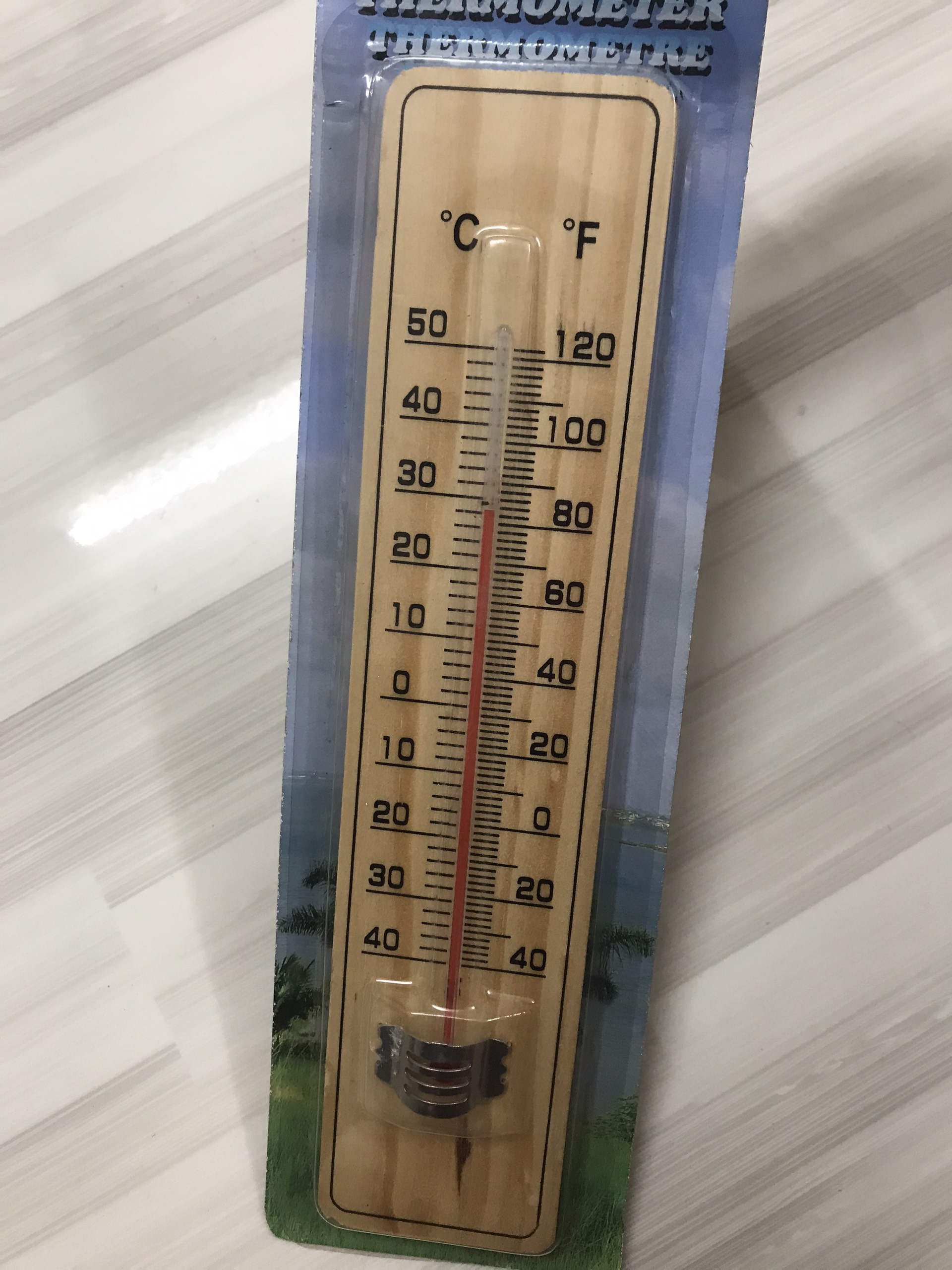 Nhiệt kế đo nhiệt độ phòng hiển thị độ C và độ F