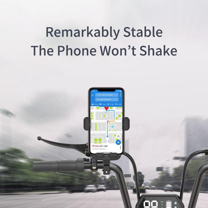 Giá đỡ điện thoại cho xe máy Xe đạp Kẹp điện thoại di động 4,7-6,5 inch Tay cầm đa năng Giá đỡ điện thoại di động