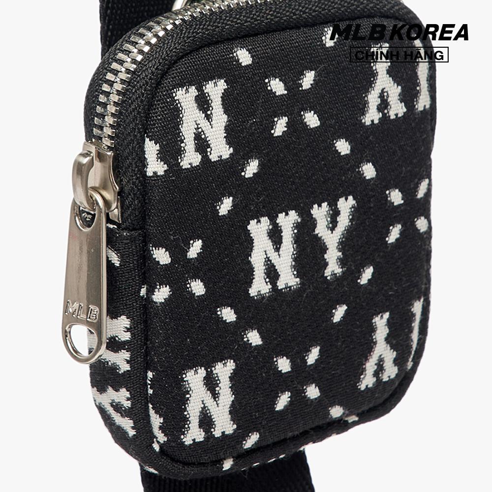 MLB - Túi đeo chéo unisex chữ nhật Diamond Monogram Jacquard 3ACRM013N