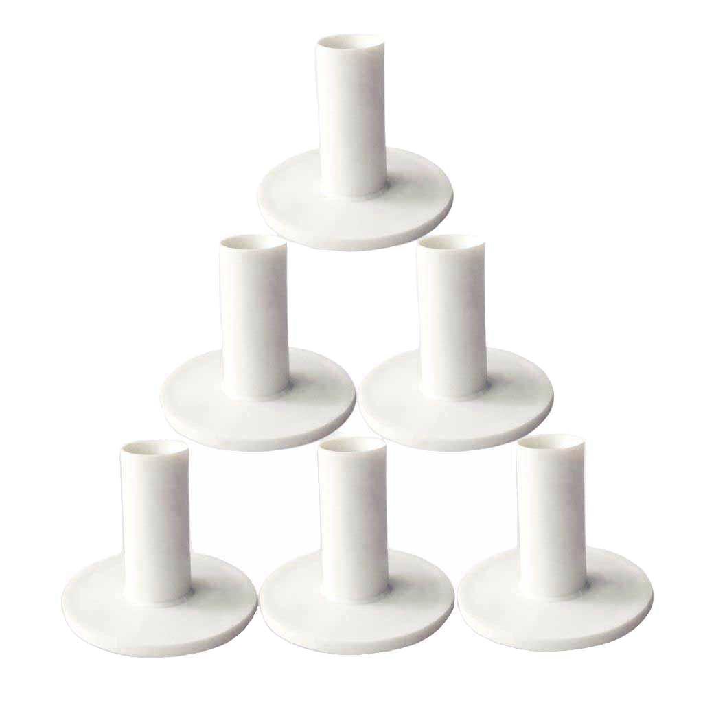 6Pcs Golf Rubber Tee Holder Set for Driving Range Golf Practice Mat - Durable & Long Lasting