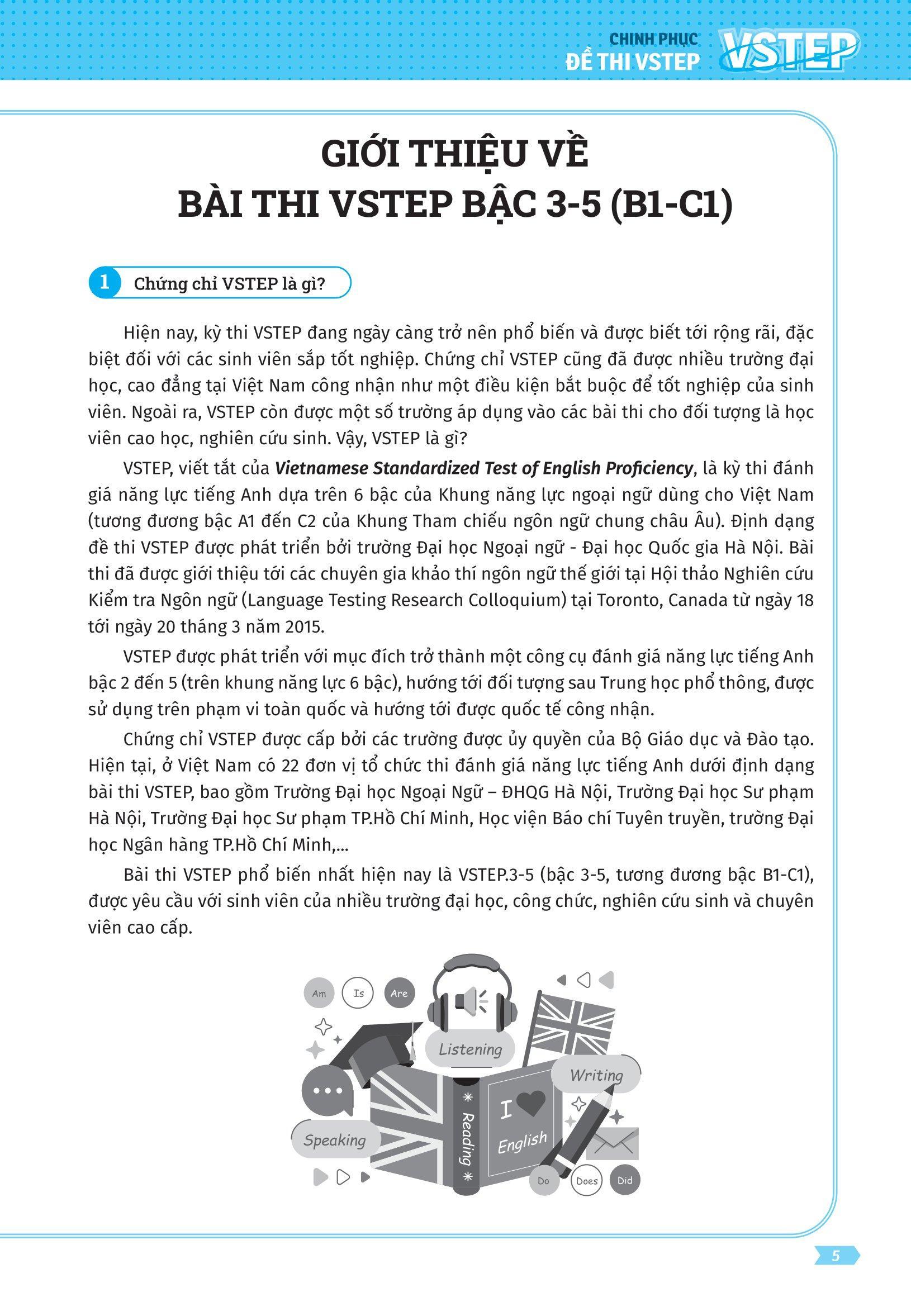 VSTEP - Chinh Phục Đề Thi VSTEP Bậc Năng Lực Từ B1 Đến C1 - ảnh 8
