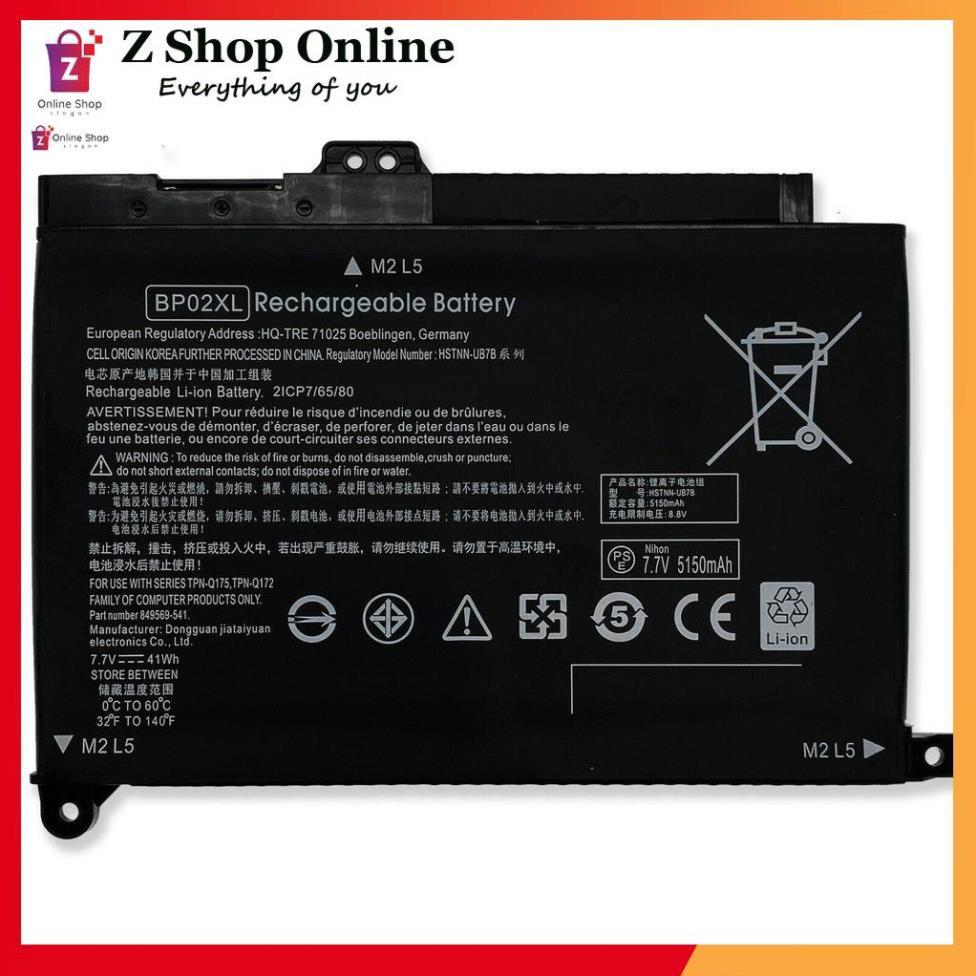 Pin Battery Dùng Cho Laptop HP Pavilion 15-AU BP02XL originals