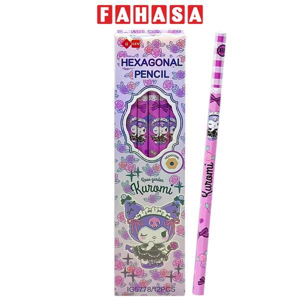 Hộp 12 Bút Chì HB Kuromi - iiGEN IG5778