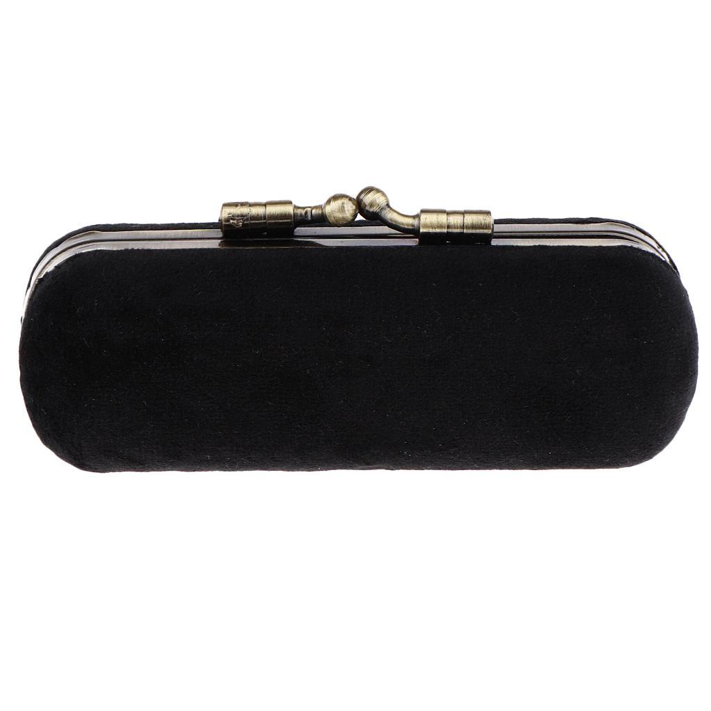 Lipstick Holder Makeup Case Storage Box Mirror Purse Pocket Red