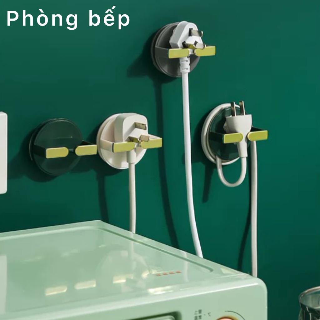 Nẹp Cố Định Dây Điện dán tường Kẹp Giữ Cáp Sạc Nẹp Dây Điện Chống Rối, nẹp kèm móc treo đồ dùng nhà tắm dụng cụ nhà bếp