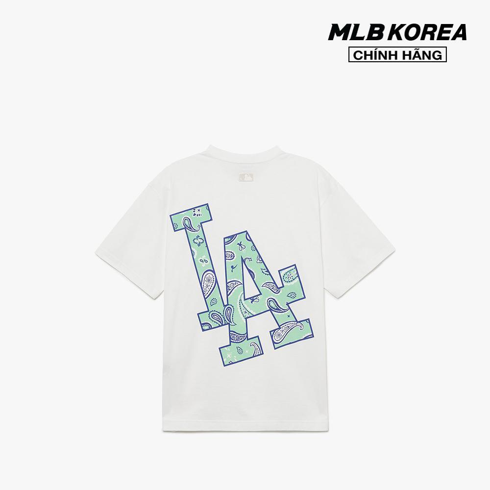 MLB - Áo thun unisex cổ tròn tay ngắn phom suông 3ATSI0333-07WHS