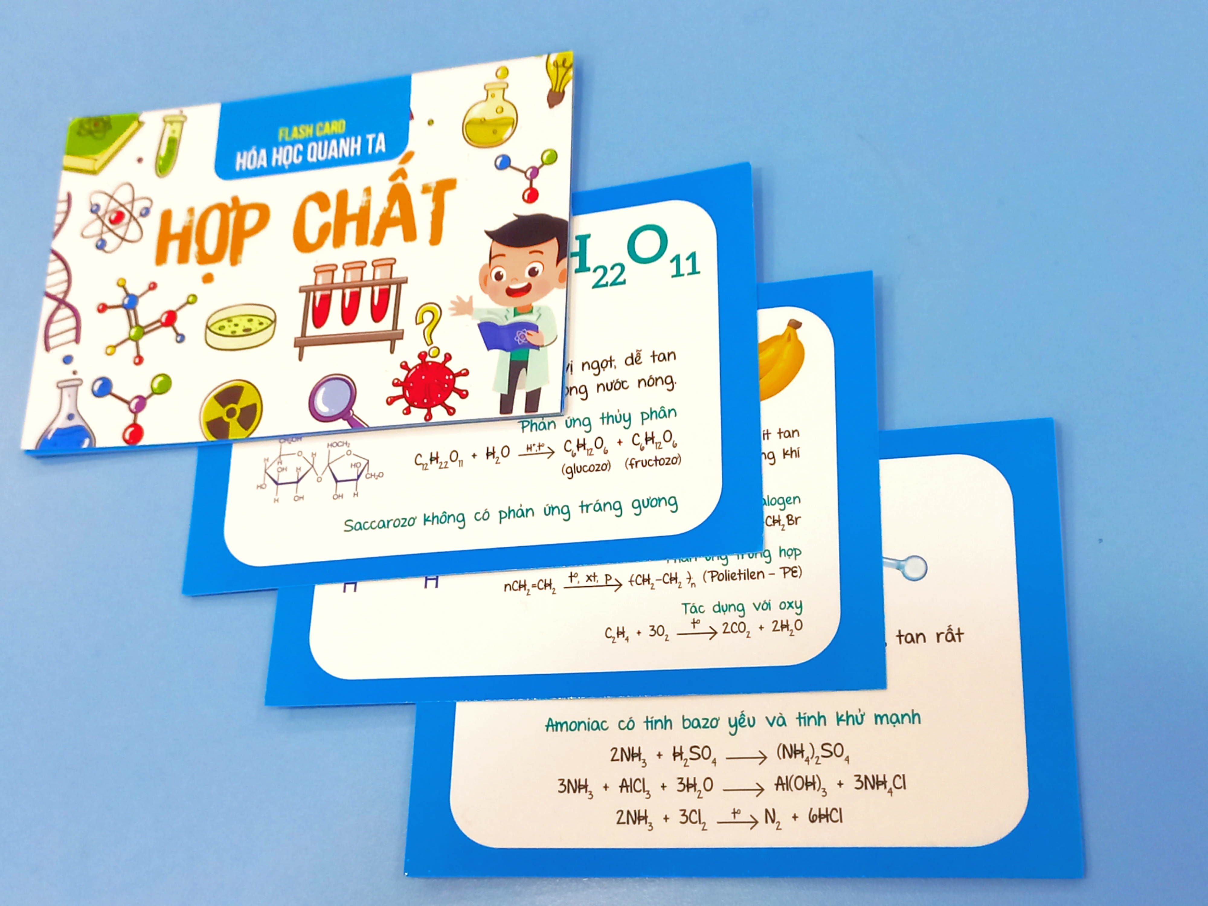 COMBO FLASH CARD HÓA HỌC - Á Châu Books