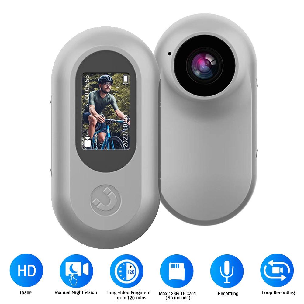 Camera Hành Động Mini 1080P Thể Thao Ngoài Trời Pocket Cam Có Màn Hình Đầu Ghi Hình Xe Đạp Xe Đạp Xe Máy Thể Thao DV Dash Cam Cho Xe Hơi