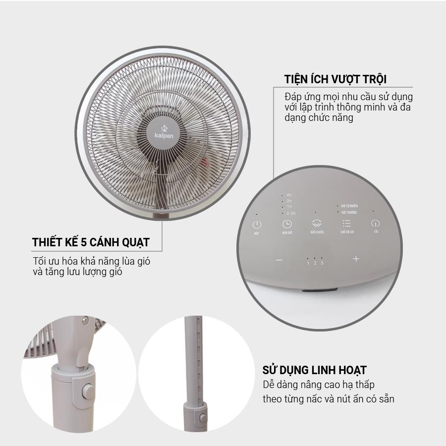 Quạt Cây Cao Cấp Model CFK-333 50W Có Điều Khiển Từ Xa Hàng Chính Hãng KALPEN-GIA DỤNG ĐỨC Bảo Hành 2 Năm