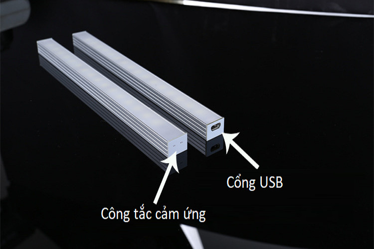 Đèn led mini cảm ứng chạm cắm MicroUSB L2801 ( Tặng móc dán treo tường đa năng )