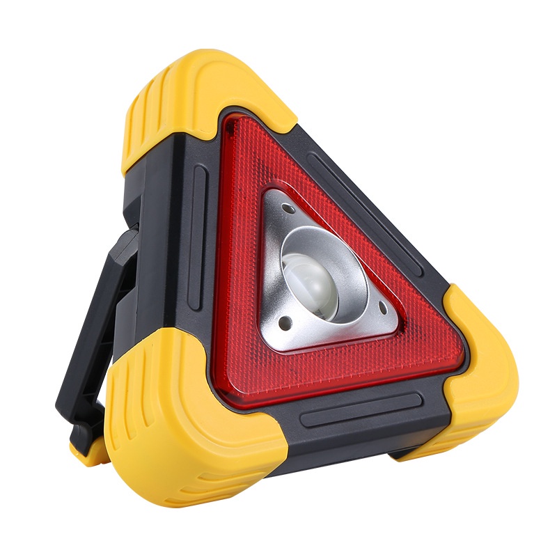 Đèn LED Cảnh Báo Nguy Hiểm Đa Năng Hình Tam Giác Kiêm Pin Sạc Dự Phòng Cho Ô Tô Xe Hơi