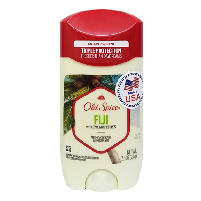 Sáp khử mùi cơ thể Old Spice Fiji 73g - USA
