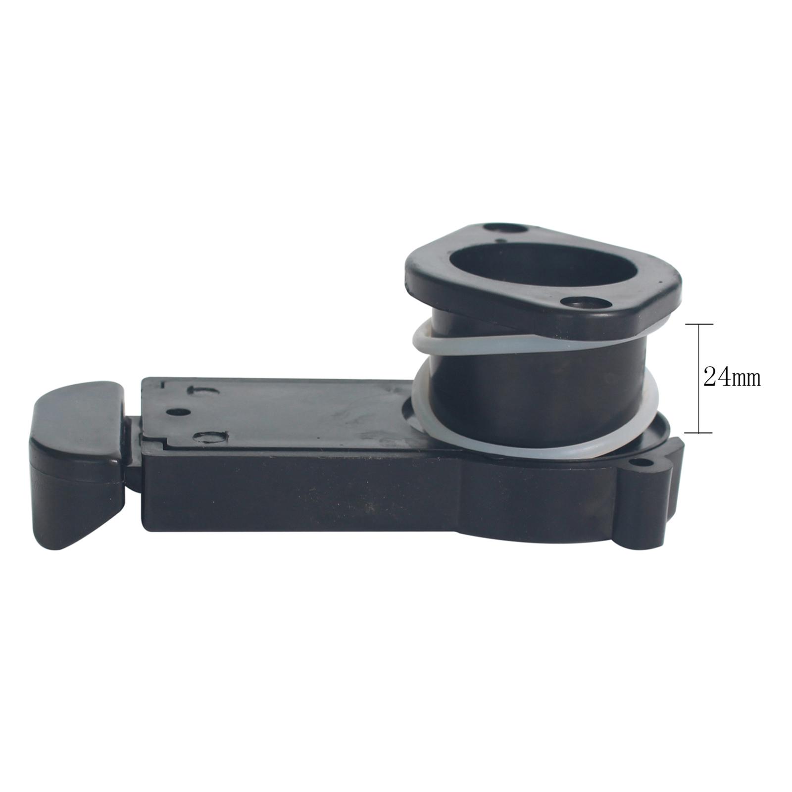 Scupper Valve Deck Drain for Kayak Marine Boat Canoe Drain Holes Black 24mm