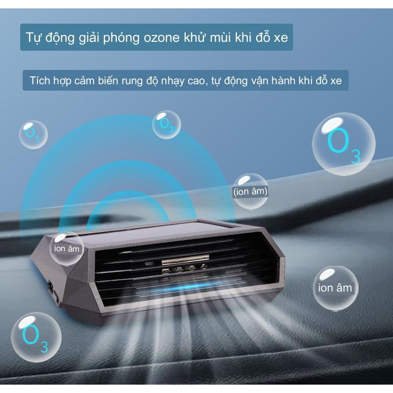 Máy Lọc Không Khí Ô Tô Cung Cấp Ozone Khử Mùi