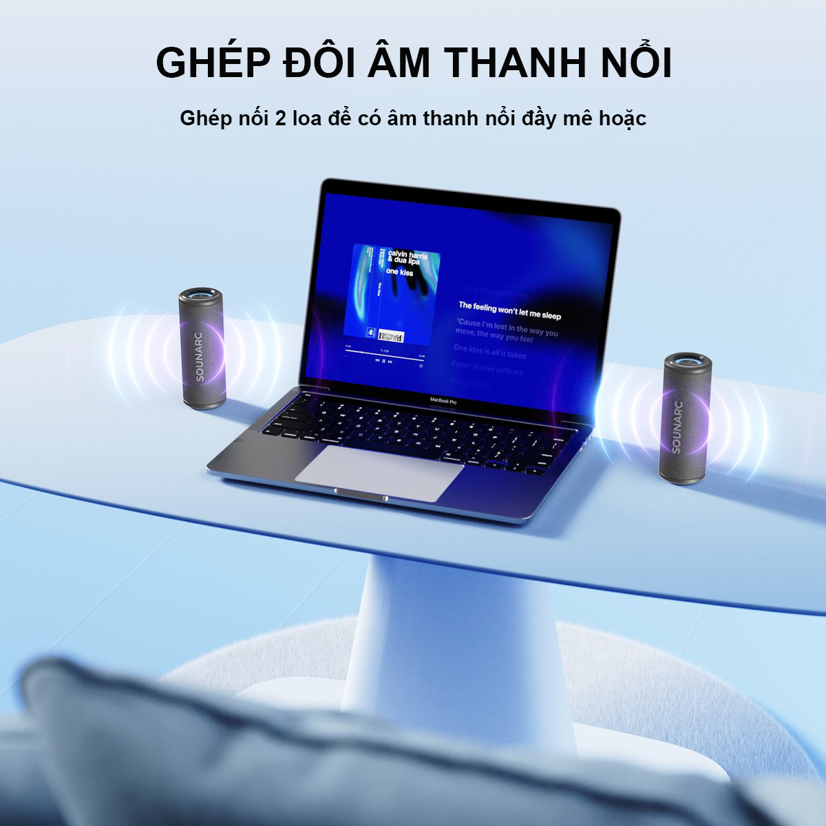 Loa Bluetooth 5.3 Sounarc P4 Công Suất 20W, Chống Nước IPX6, Pin Tích Hợp 3000mAh Hỗ Trợ USB, Thẻ TF, Jack 3.5mm - Hàng chính hãng