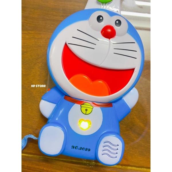 Đàn Đoraemon Ghita Xanh Tặng Pin Size 47cm Cực Đại Có Đèn, Bài Hát, Đàn, Nhạc Đồ Chơi